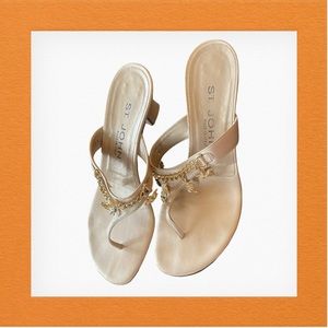 St. John Heeled Sandals Size 7B